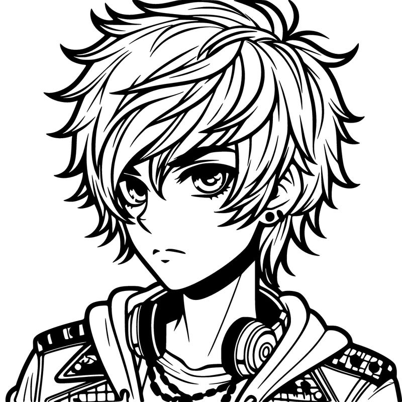 rebel realistic boy emo