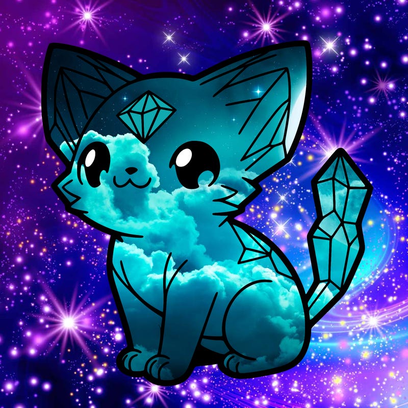 crystal kitten