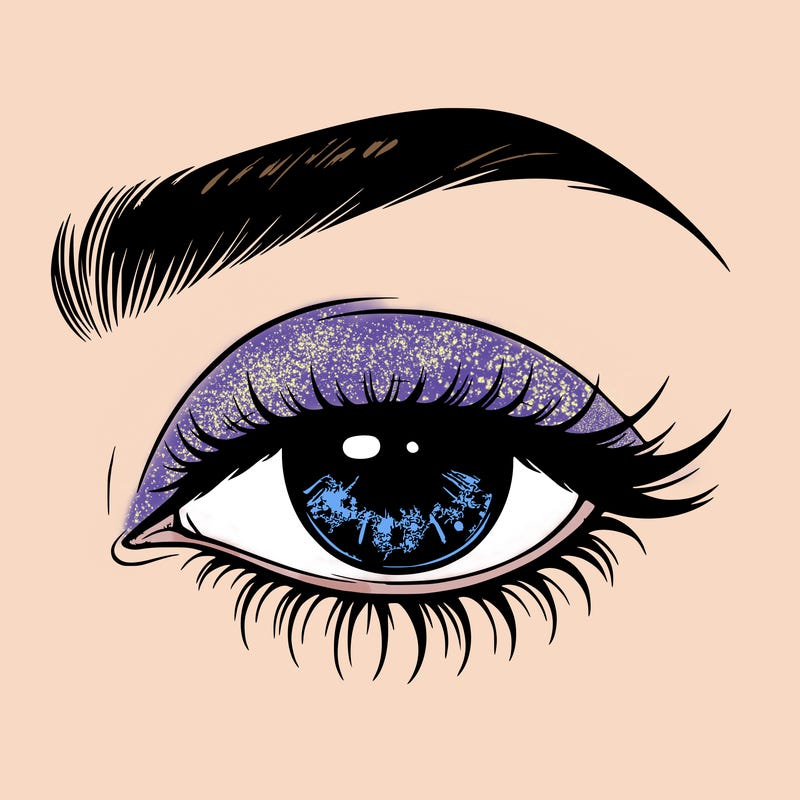 eye closed realistic