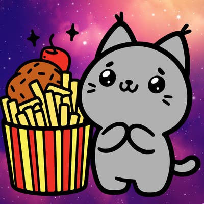 cute food cat