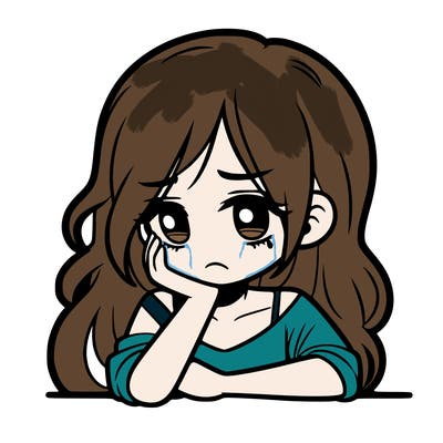 depressed girl