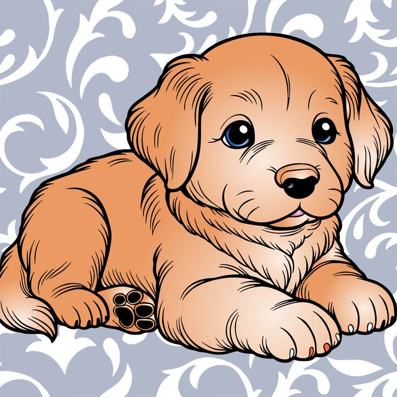 baby golden retriever