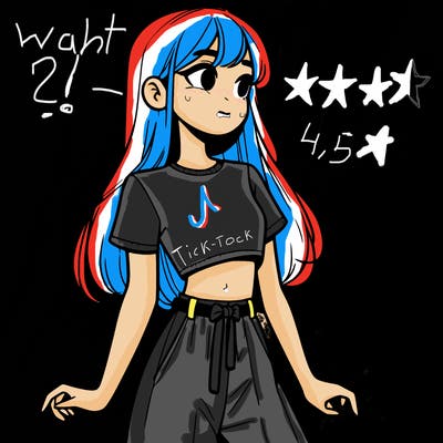 girl in a cute crop top