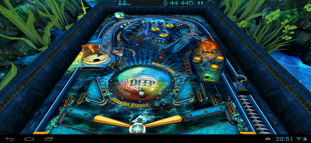 Pinball HD Collection - Pinball HD Collection The Deep underwater themed pinball table