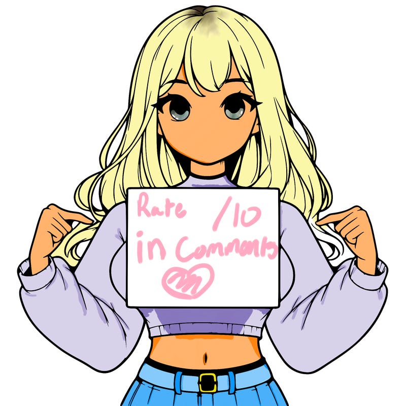 girl holding a blank sign in a long sleeve crop top