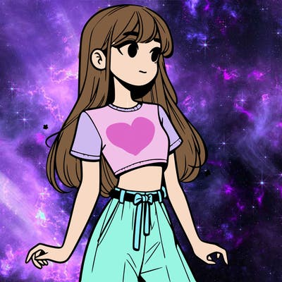 girl in a cute crop top