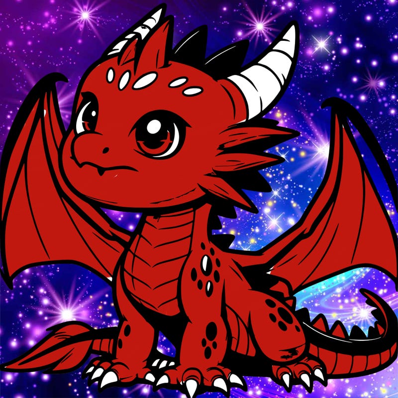 fierce baby night dragon