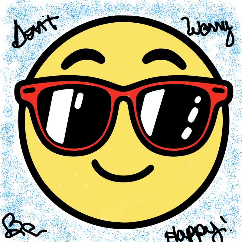 emoji with sunglasses