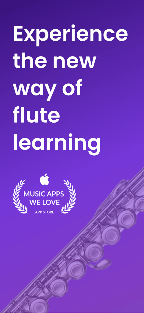 Experience the new way of flute learning with the tonestro app featured on the App Store