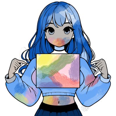 girl holding a blank sign in a long sleeve crop top