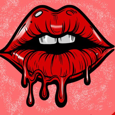 lips that look realistic and drip