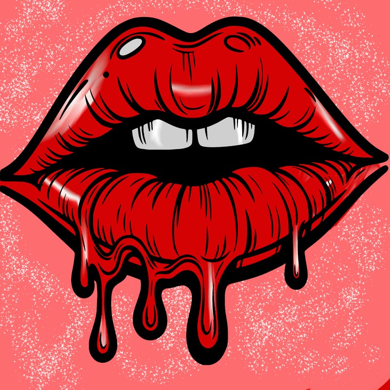 lips that look realistic and drip