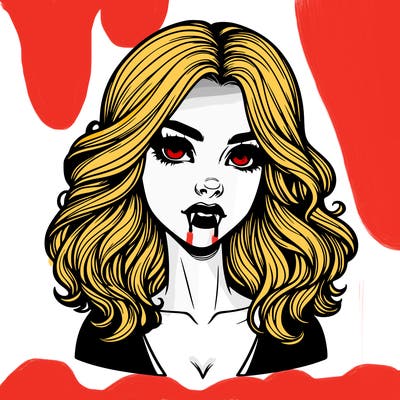 realistic vampire girl