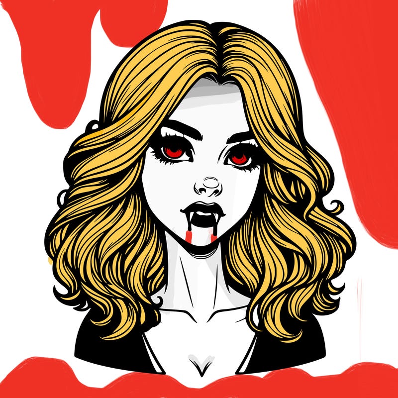 realistic vampire girl