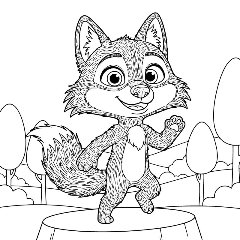 myself as a wolf human cute