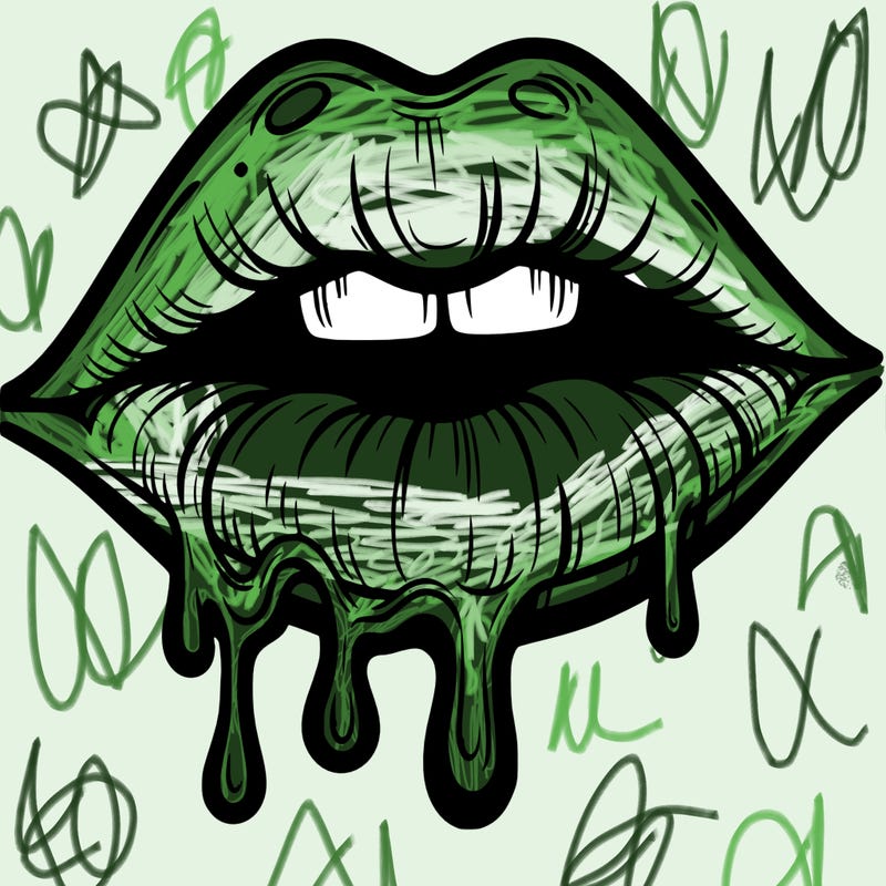 lips that look realistic and drip