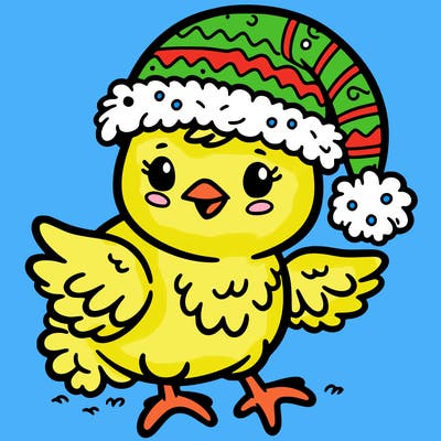 christmas chick