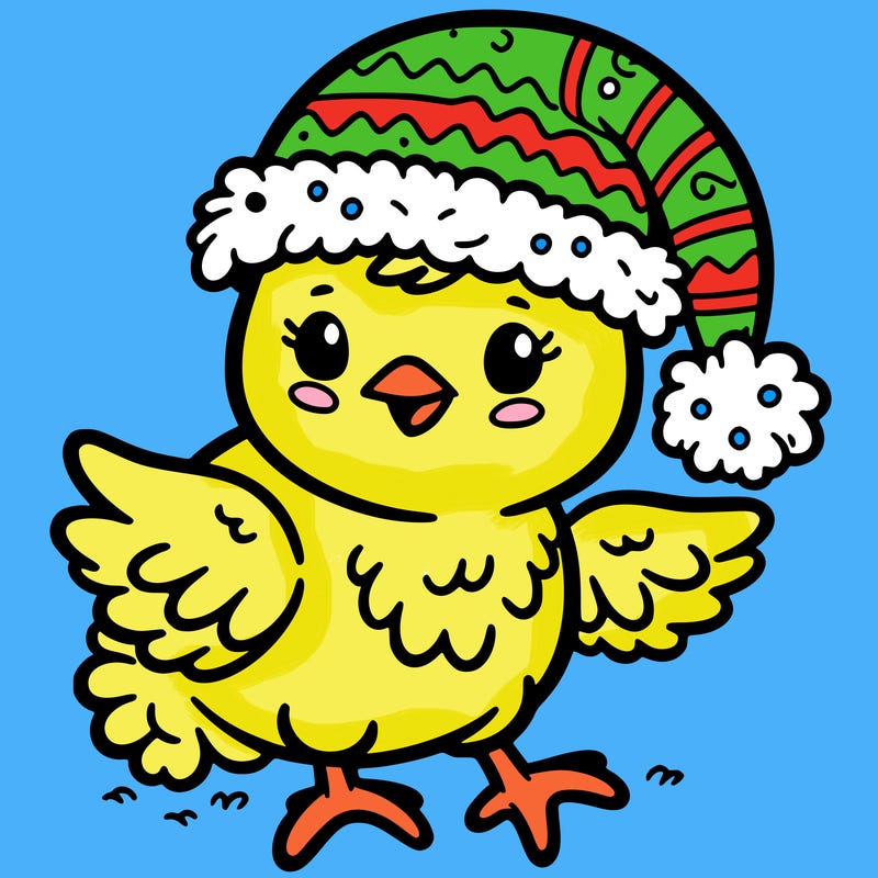 christmas chick
