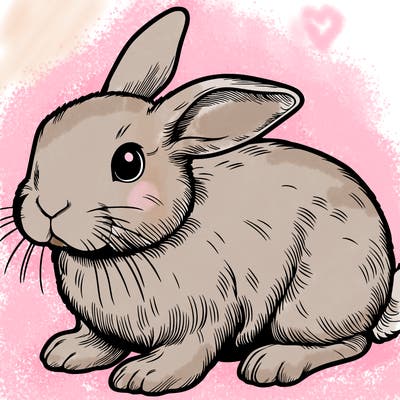 realistic bunny