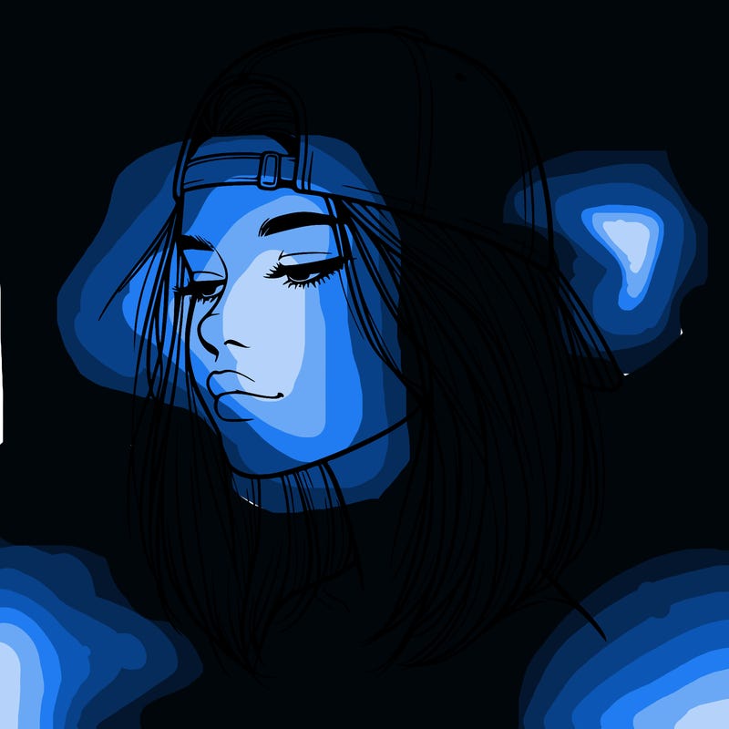 realistic  girl with a backwards hat