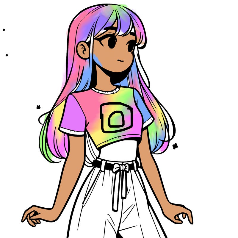 girl in a cute crop top