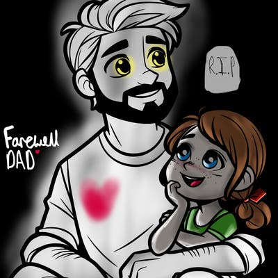 dad with his daughter