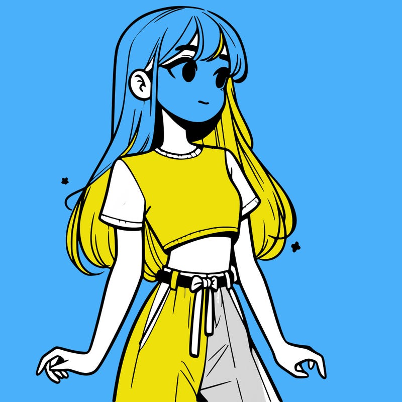 girl in a cute crop top