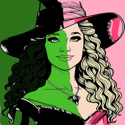 realistic picture of glinda from wicked
