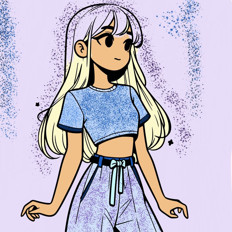 girl in a cute crop top