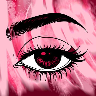 eye closed realistic