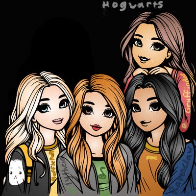 four realistic girl best friends