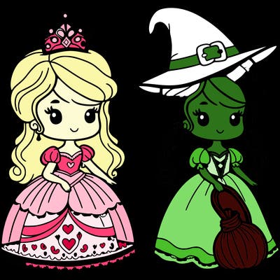 princess as a witch