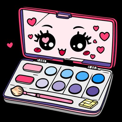 makeup pallet