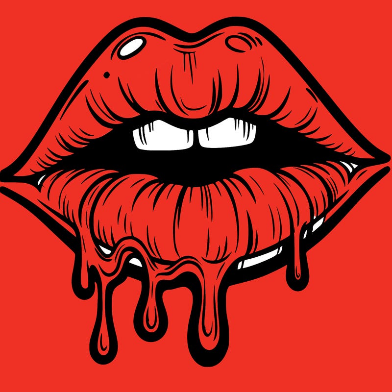 lips that look realistic and drip