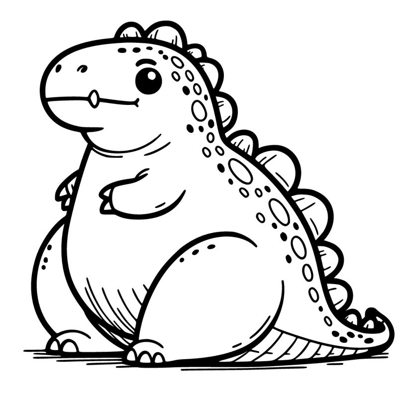 fat dinosaur
