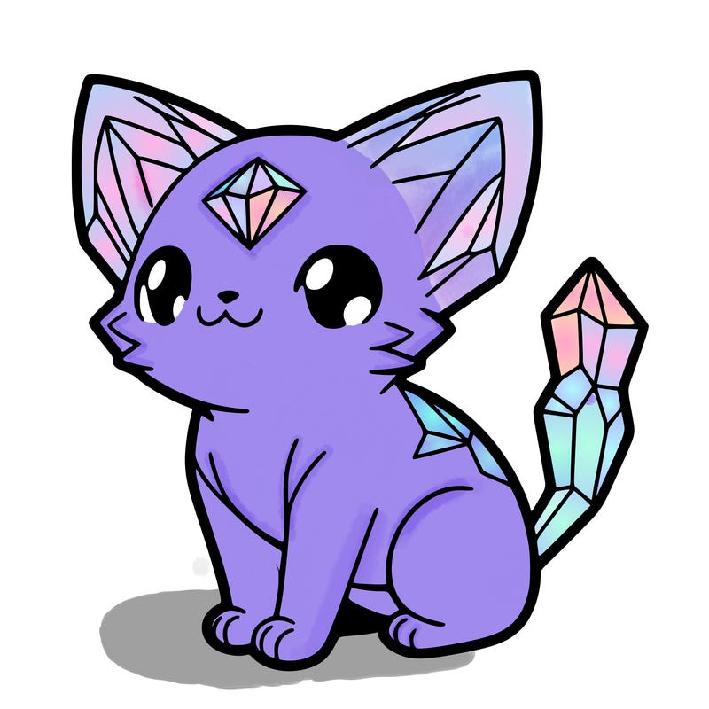crystal kitten