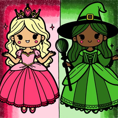 princess and a witch