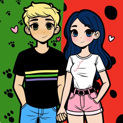 boyfriend and girlfriend