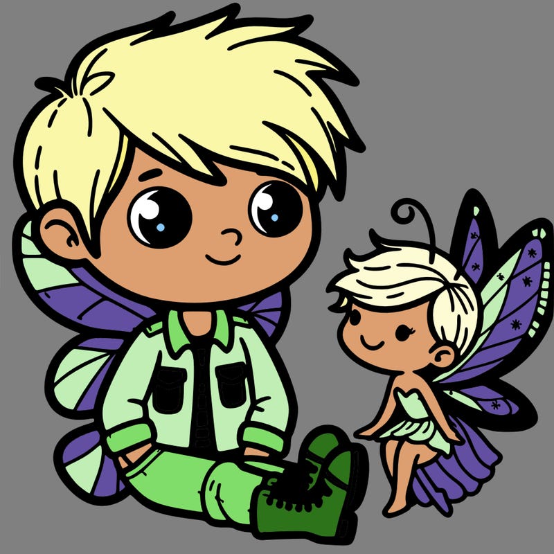 boy with a fairy