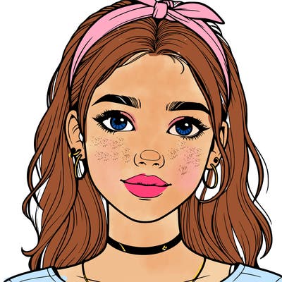 realistic teenage girl