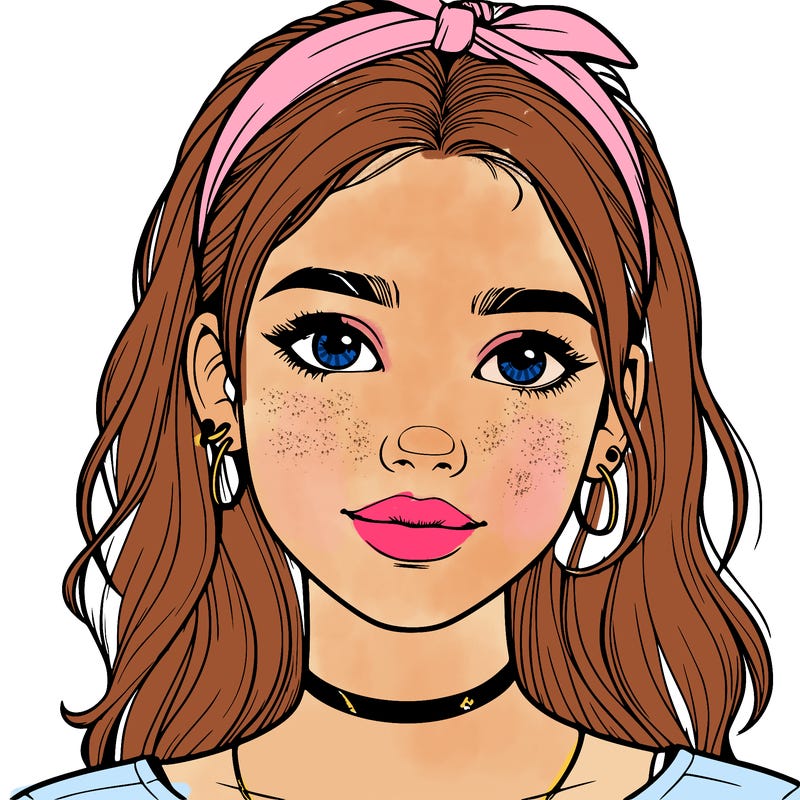 realistic teenage girl