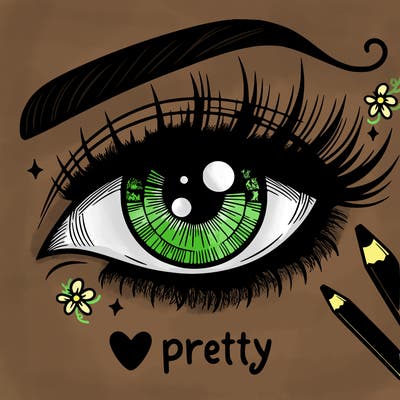 pretty eye