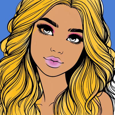 beautiful realistic girl