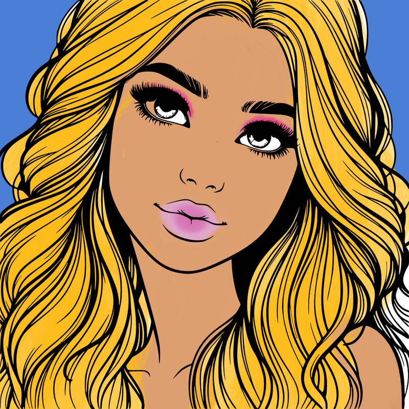 beautiful realistic girl