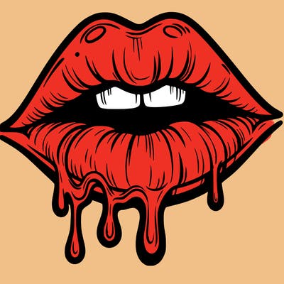 lips that look realistic and drip