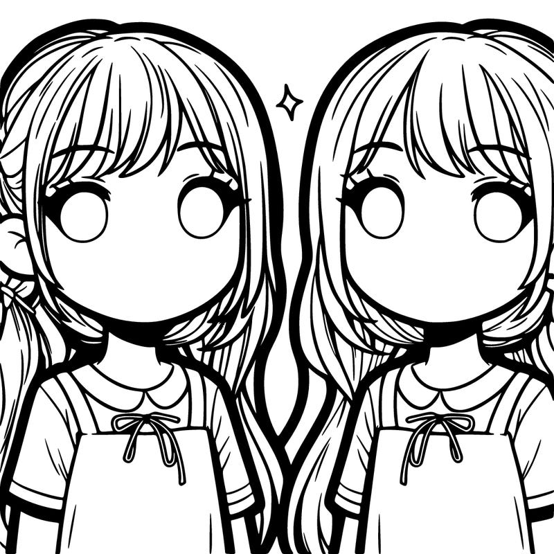 two girls with no mouths