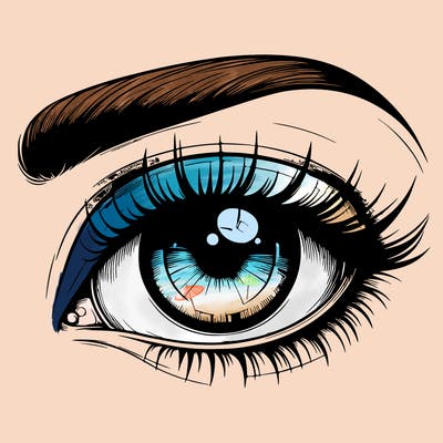 realistic eye