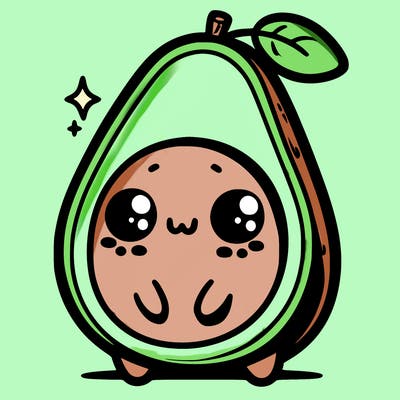 cute avocado
