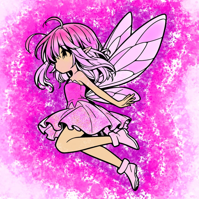 manga fairy flying