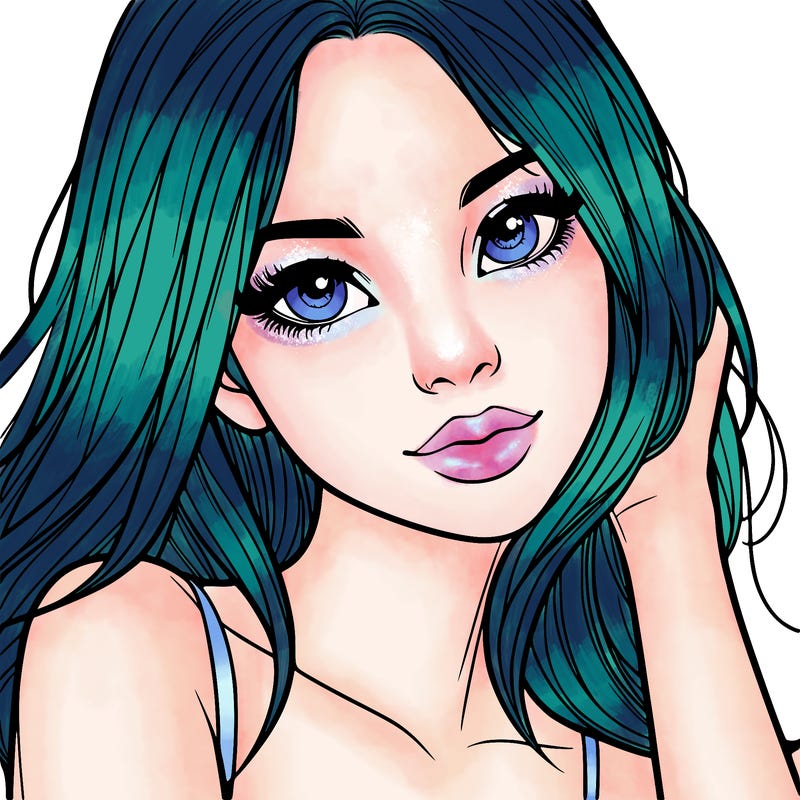 beautiful realistic girl